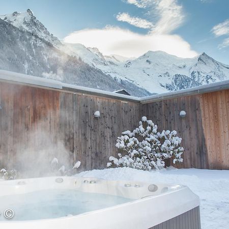 Apartment Au Bon Coin - Luxury Chamonix Hidden Haven, Mont Blanc View, Hot Tub And Garden Eksteriør bilde