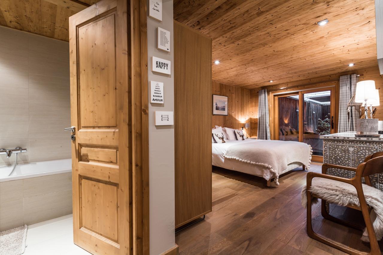 Apartment Au Bon Coin - Luxury Chamonix Hidden Haven, Mont Blanc View, Hot Tub And Garden Eksteriør bilde